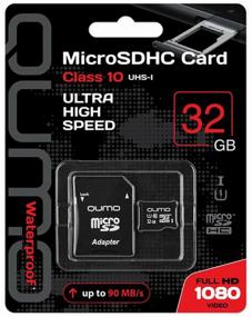 img 1 attached to Карта памяти Qumo microSDHC 32 ГБ Class 10, UHS-I, R 90 МБ/с, адаптер на SD