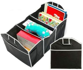 img 4 attached to Car Trunk & Storage Organizer / Tool Storage Box / Clothes Case