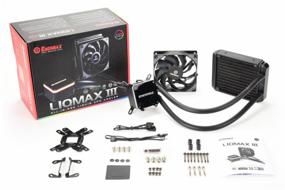 img 3 attached to Water cooling system for Enermax LiqMax III 120mm processor, black/RGB