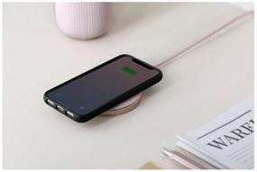 img 2 attached to 🌹 Native Union Drop Wireless Charger – 10W Qi Power, Rose: Effortless Wireless Charging