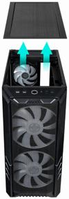 img 4 attached to Компьютерный корпус Cooler Master HAF 500 Black (H500-KGNN-S00) черный