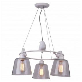 img 1 attached to Chandelier Arte Lamp Passero A4289LM-3WH, E27, 120 W, number of lamps: 3 pcs., armature color: white, shade color: colorless