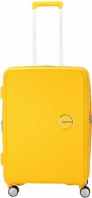 img 4 attached to Чемодан American Tourister, M, golden yellow