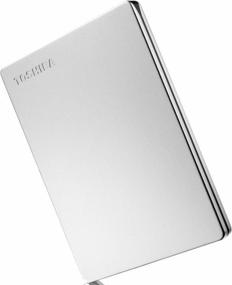 img 1 attached to 1 TB External HDD Toshiba Canvio Slim, USB 3.2 Gen 1, silver