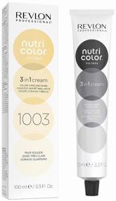 img 1 attached to Revlon Professional Nutri Color Filters 3-in-1 Cream - Golden Blonde (1003) - 100 ml