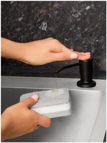 img 3 attached to Kitchen dispenser for liquid soap, detergent, Shiny Kitchen, Built-in dispenser / Mortise dispenser, Black