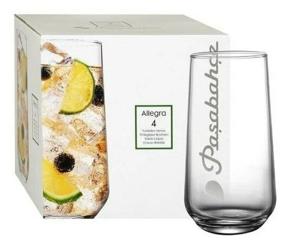 img 1 attached to Set of glasses Pasabahce Allegra, 470 ml, 4 pcs.