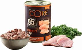 img 3 attached to Wet dog food Wellness CORE 95, turkey, with cabbage 1 pack. x 1 pc. x 400 g (for small breeds)