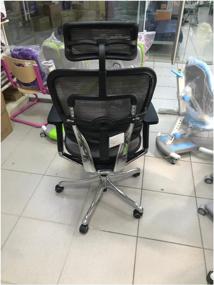 img 3 attached to Компьютерное кресло Comfort Seating Ergohuman Plus для руководителя, обивка: текстиль, цвет: black