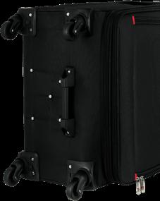 img 1 attached to Woven 4 Wheel Suitcase / Luggage / Medium M / 85L / Durable and Waterproof / Fabric