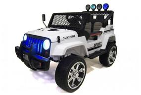 img 4 attached to RiverToys Автомобиль Jeep T008TT, белый