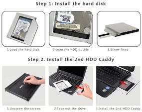 img 1 attached to Optibay PALMEXX Optibay Second HDD Caddy, thickness: 9.5mm, HDD interface: SATA, CD drive interface: IDE