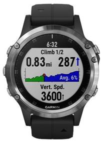 img 3 attached to Enhanced Connectivity: Garmin Fenix 5 Plus Wi-Fi NFC Smart Watch in Sleek Silver/Black Design