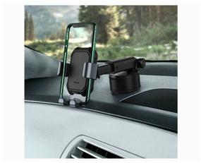 img 4 attached to 🚗 Baseus Tank Gravity Car Mount with Suction Base in Grey/Black