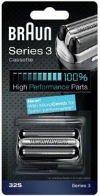 img 3 attached to 🔩 Braun 32S Series 3 Silver: Mesh and Cutting Block - High-Quality Replacement
