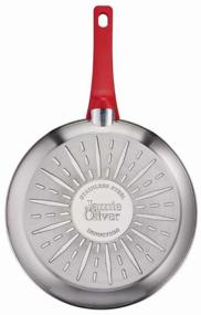 img 3 attached to Набор посуды Tefal Jamie Oliver H802S674 6 пр. серебристый/красный