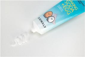img 4 attached to Consly Scrub with soda and egg protein Baking soda & egg pore, 120 ml
