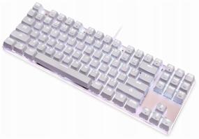 img 4 attached to Gaming Keyboard Motospeed K87S RGB Outemu Red, White, Russian