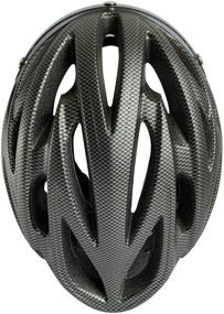 img 3 attached to Bicycle helmet with removable visor (size M/L 54-61 cm, carbon color)