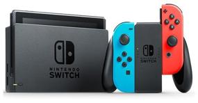img 4 attached to Nintendo Switch 32GB Neon Blue/Neon Red