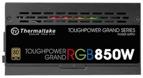 img 4 attached to Thermaltake ATX 850W Toughpower Grand RGB Sync 80 gold 24 2x(4 4) pin APFC 140mm fan color LED 12xSATA Cab Manag RTL