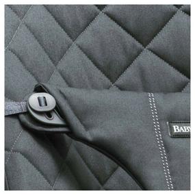 img 2 attached to BabyBjorn Bliss Cotton Chaise Longue: Classic Quilt Design in Black - Stylish and Comfy!