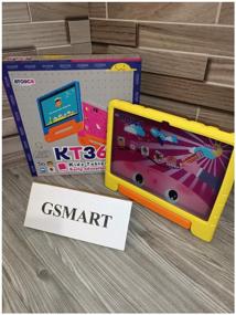 img 4 attached to 10.1" Детский планшет Kids Tablet KT36 6/256 Wi-Fi+ cellular цвет желтый