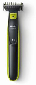 img 4 attached to Trimmer Philips OneBlade QP2620/20, black/green lime