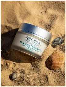 img 3 attached to Dr. Sea Moisturizing Cream base face cream with olive oil, papaya and green tea extract SPF15, 50 ml