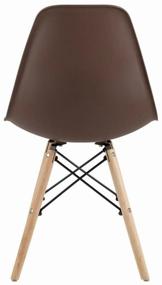 img 4 attached to STOOL GROUP Style DSW chair set, metal, 4 pcs., color: brown