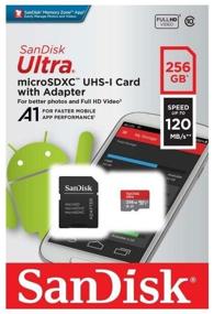 img 2 attached to SanDisk Extreme microSDXC 256 GB Class 10, V30, A2, UHS-I, R/W 160/90 MB/s, SD adapter