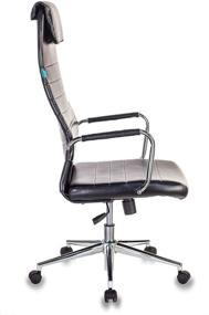 img 4 attached to Chair Chair Bureaucrat KB-9N/ECO, Wheels, Eco-leather, black [kb-9n/eco/black]