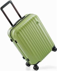 img 4 attached to NINETYGO NinetyGo Elbe Luggage 20", polypropylene, corrugated surface, 38 l, green