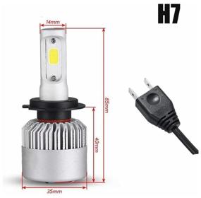 img 3 attached to H7 LED lamp for car 2pcs. LED C6 (brighter than xenon) 12/24V 6000K 3800Lm