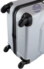img 1 attached to Plastic suitcase Freedom on 4 wheels, Luggage, Medium M, 66L, Durable and lightweight ABS plastic