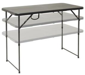 img 2 attached to Folding table GoGarden TRENTO, garden, 120x60x54/74/90 cm, plastic/steel