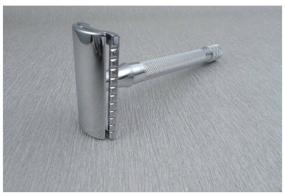 img 4 attached to 🪒 High-Quality T-Razor Merkur Solingen 9023001: Silver, 1 Replaceable Blade - Top Choice for Effortless Shaving