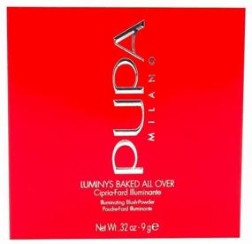 img 2 attached to Pupa Luminys Baked All Over Illuminating Blush-Powder, 01 stripes rose