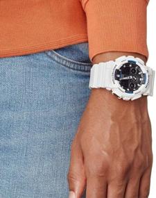 img 4 attached to Wrist watch CASIO G-Shock GA-100B-7A, white