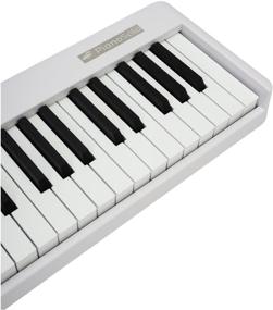 img 3 attached to Portable Folding Piano with Dynamic Keyboard PianoSolo Pro 3 White