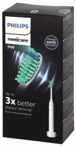 img 1 attached to Philips Sonicare 1100 Series HX3641/11 sonic toothbrush, mint