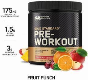 img 4 attached to Pre-workout complex Optimum Nutrition Gold Standard Pre-Workout green apple 300 g jar