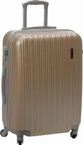 img 3 attached to TEVIN suitcase, ABS plastic, support legs on the side wall, 37 l, size S, 0015