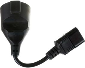 img 1 attached to Adapter / adapter ExeGate IEC 320 С14 - Euro socket Schuko (EP280681RUS), 0.15 m, black