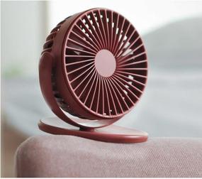 img 4 attached to Table fan SOLOVE F3, pink