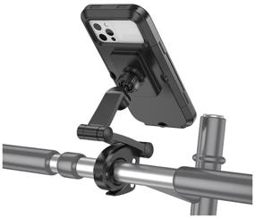 img 4 attached to Phone holder Hoco CA101 Rider for motorcycle waterproof