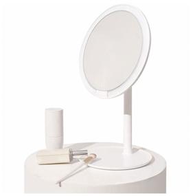 img 4 attached to Xiaomi зеркало косметическое настольное Mijia LED Makeup Mirror (MJHZJ01-ZJ) с подсветкой