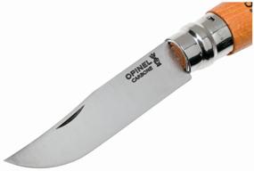 img 4 attached to Folding Knife Opinel No. 9 Carbon Beech (113090) Wooden Handle