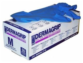 img 4 attached to 🧤 WRP Dermagrip High Risk Examination Gloves - 25 Pairs, Size M, Blue Color