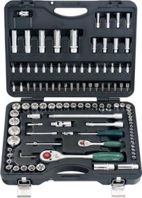 img 2 attached to FORCE 41082R Automotive Tool Set, 108 pcs, black